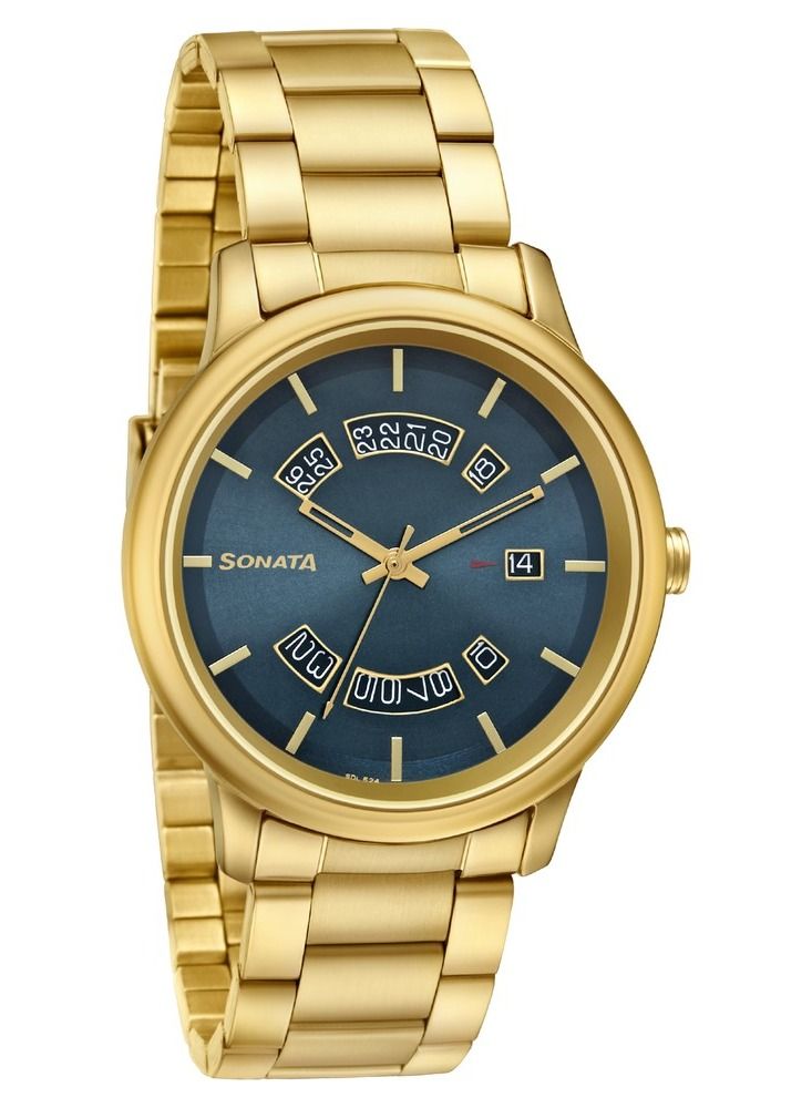 سوناتا ساعة يد أنالوج سوناتا دائرية من الستانلس ستيل  -  مم - Image 1