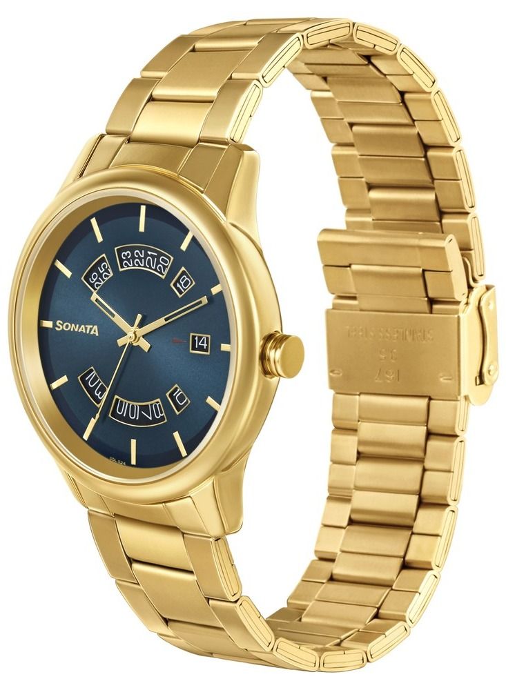 سوناتا ساعة يد أنالوج سوناتا دائرية من الستانلس ستيل  -  مم - Image 2