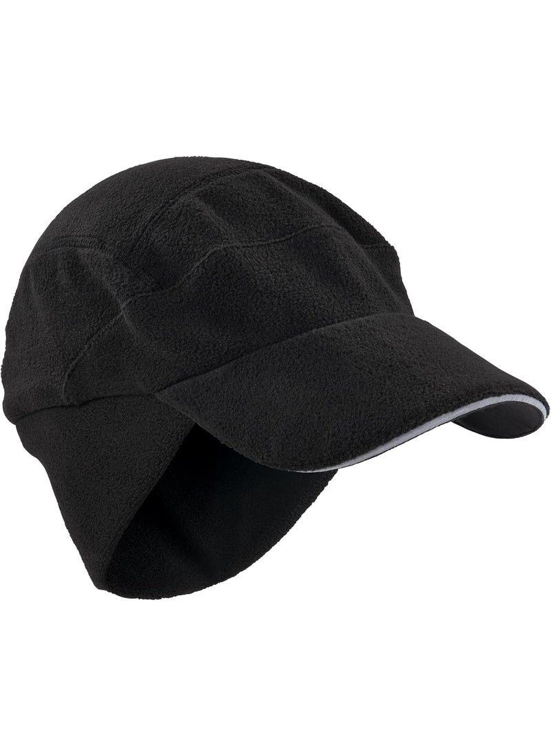 Ergodyne Ergodyne Standard Winter Baseball Cap with Ear Flaps Black One Size  - Image 1