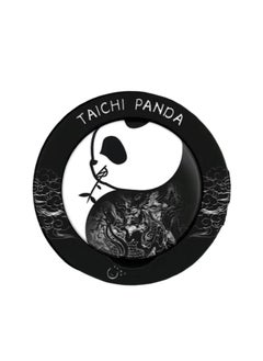 Tai Chi Panda Magnetic Compatible Phone Grip Holder, Phone Grip Holder With Silicone Finger Strap, Compatible With Wireless Charging