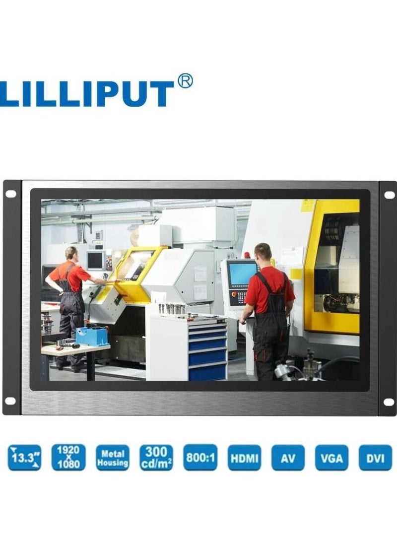 Lilliput - 13.3-inch Full HD HDMI Monitor with Capacitive Touch Function | TK1330-NP-C-T - Image 1