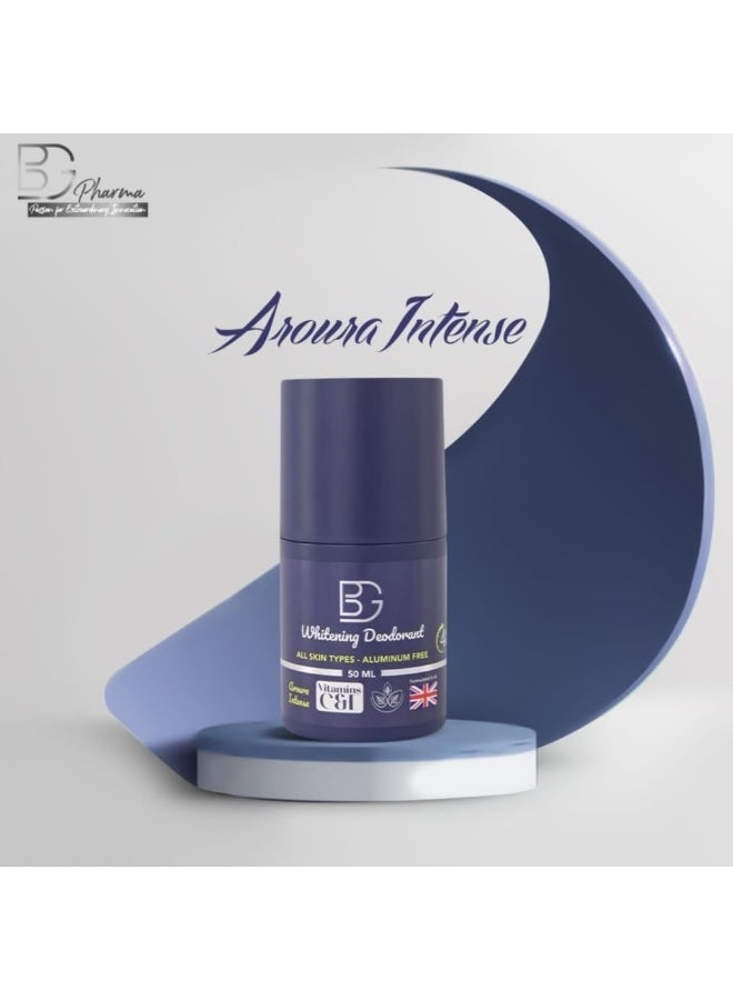 BG Deodorant Men Aroura Intense – Long-Lasting Freshness & Odor Protection – Gentle on Skin – Roll-On Deodorant – Daily Body Care – 50ml - Image 2