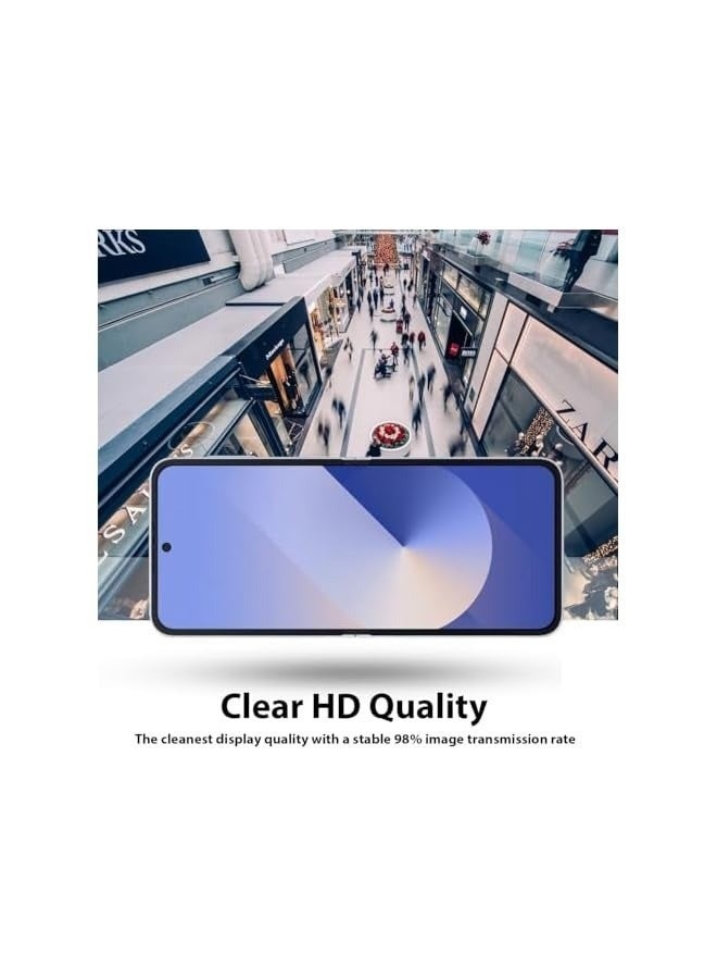 LEDIN Screen protector Compatible with Galaxy Z Flip6 Screen Protector, Soft HD Clear Anti-Scratch Bubble-Free Full Coverage Screen Protector Film for Galaxy Z Flip 6 2024 - Image 2