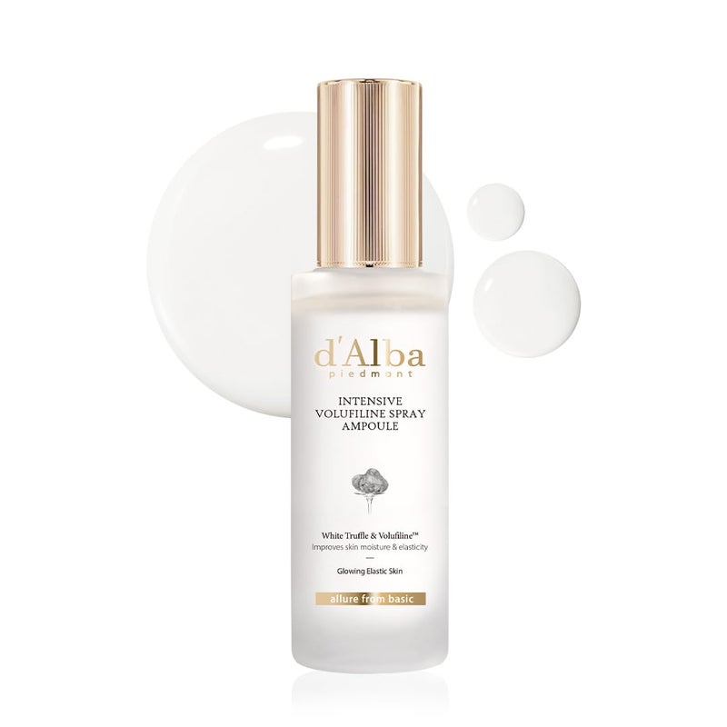 d'alba Piedmont Intensive Vegan Volufiline Spray Ampoule, premium elasticity care treatment, 50,000ppm Volufiline ampoule, ultimate skin-firming, 1.69 fl.oz - Image 1