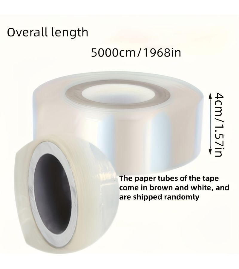 1 Roll Transparent Gardening Self Adhesive Tape 4cm X 5000cm For Plant Transplanting Suturing Care Binding And Winding - Image 3