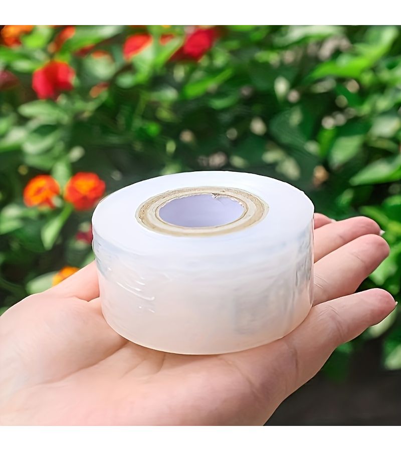 1 Roll Transparent Gardening Self Adhesive Tape 4cm X 5000cm For Plant Transplanting Suturing Care Binding And Winding - Image 2
