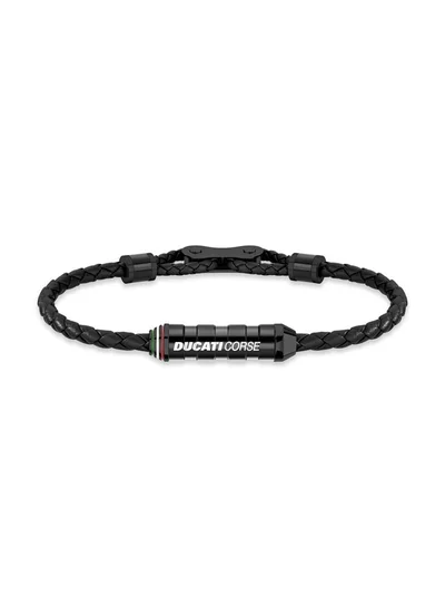 Ducati Corse Ducati Dinamica Black Bracelet For MenDTAGB2137212