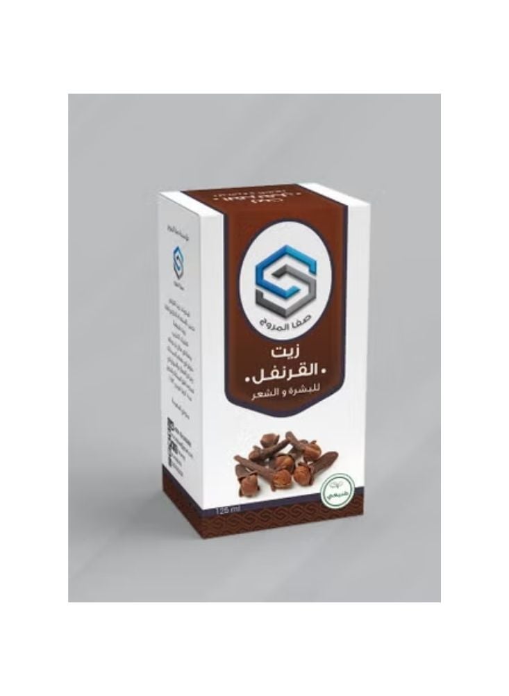 صفا زيت القرنفل من صفا المروج – طبيعي مائة بالمائة للبشرة والشعر (مائة وخمسة وعشرون ملليلترًا). - Image 1