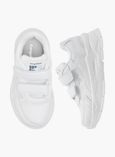 kangaROOS Kids' Logo Detail School Shoes with Hook and Loop Closure