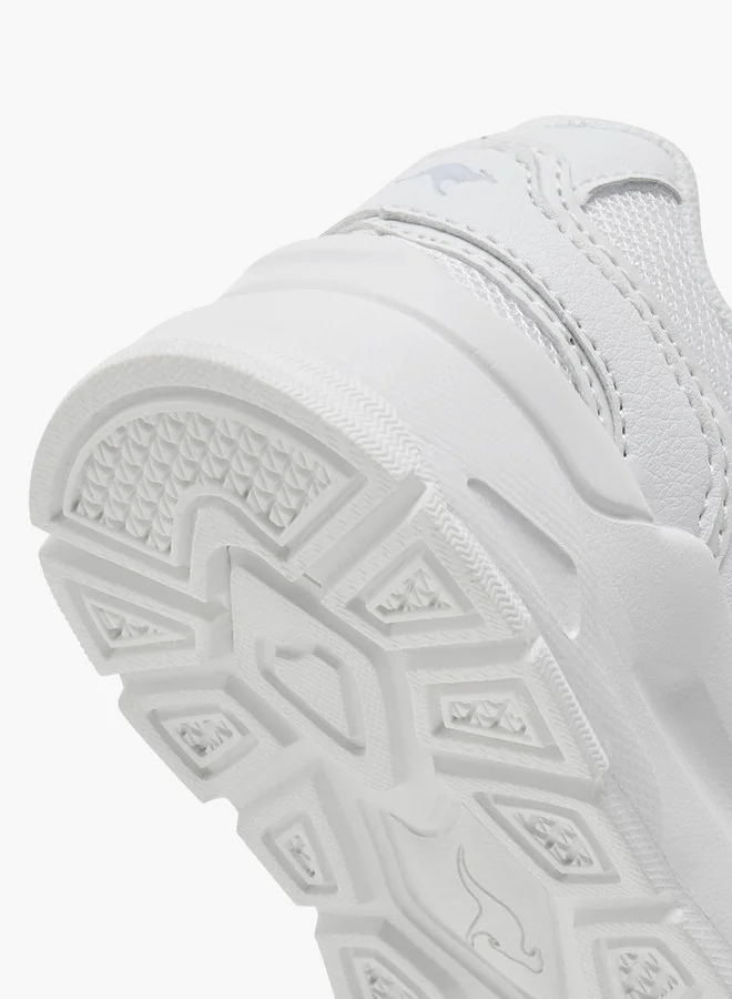 kangaROOS Kids' Logo Detail School Shoes with Hook and Loop Closure