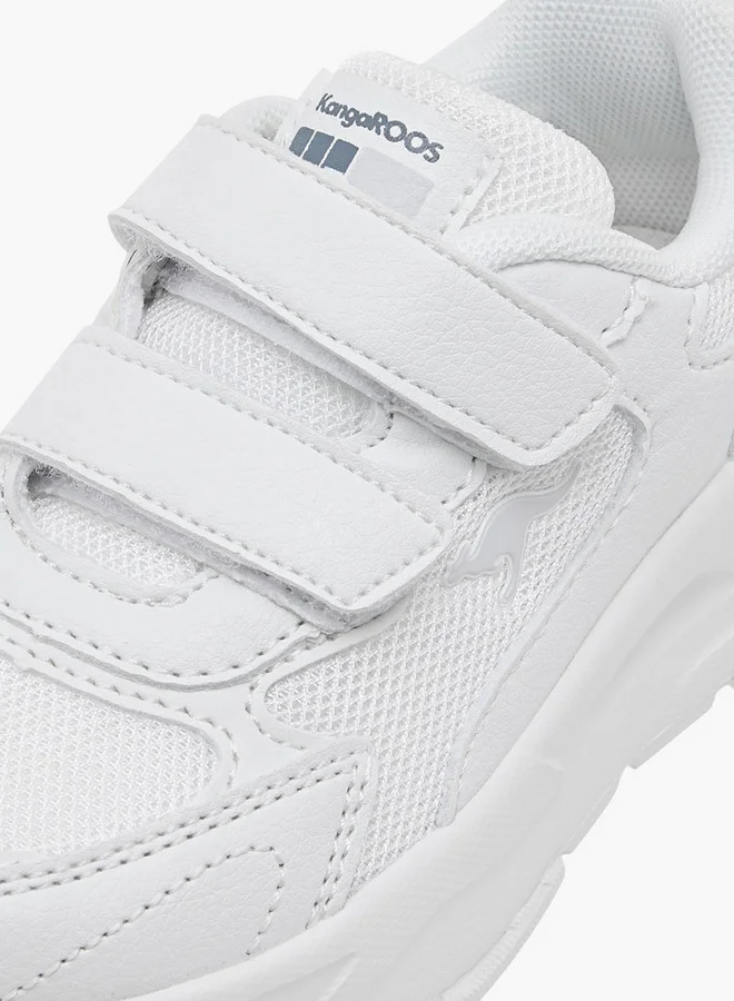 kangaROOS Kids' Logo Detail School Shoes with Hook and Loop Closure