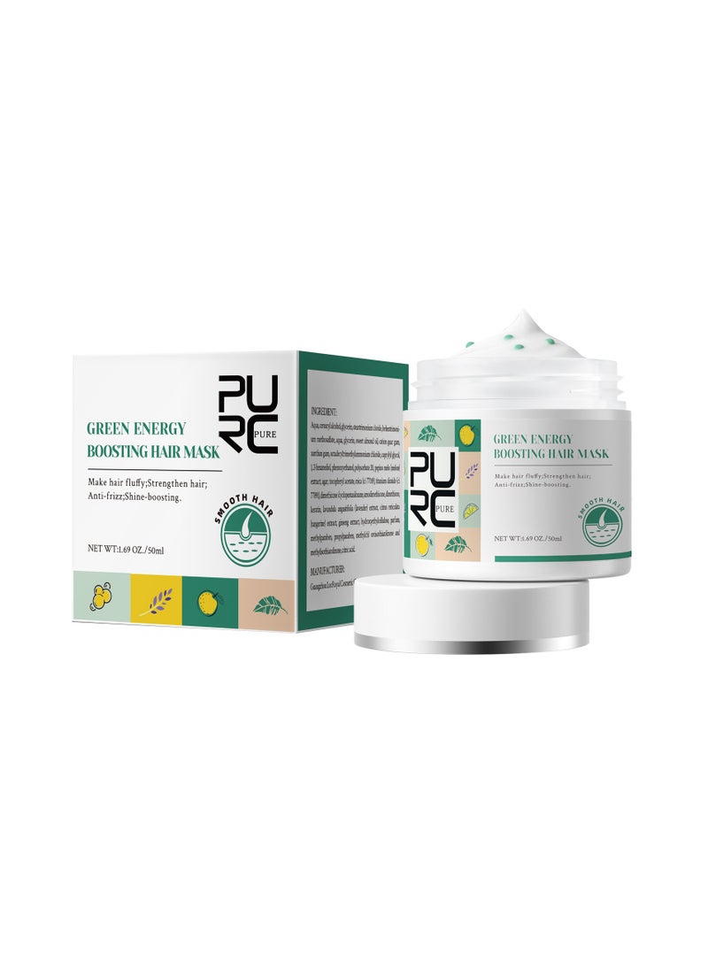 PURC - purc Hair Masque Portable Quick Effect Lightweight Green Energy Boosting Hair Masque f - Image 1