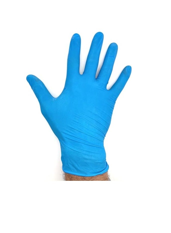 100 Blue Disposable Gloves - Image 2