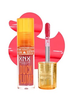XNX Duck Plump Lip Plumping Lacquer, Fat Lip Oil Lip Glaze, Glitter Shine Primer Lip Clear Plumping Lip Gloss, High Pigment No Sticky Lip Gloss, Lip Plumper Gloss Make Lips Fuller  - Image 1