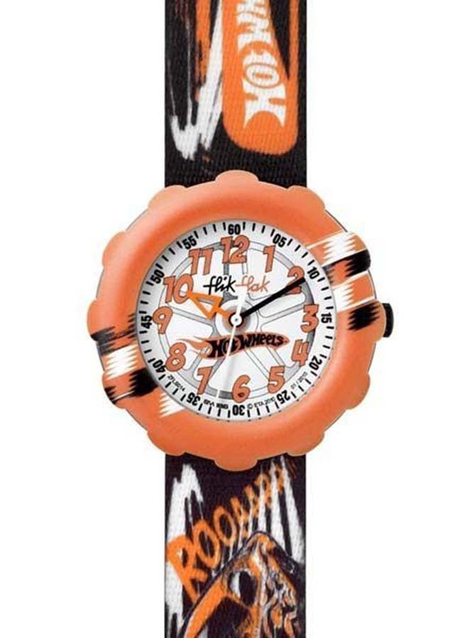Swatch Kids Unisex Hot Wheels Quartz Movement Water Resistant Wrist Watch - 32 Mm - Image 1