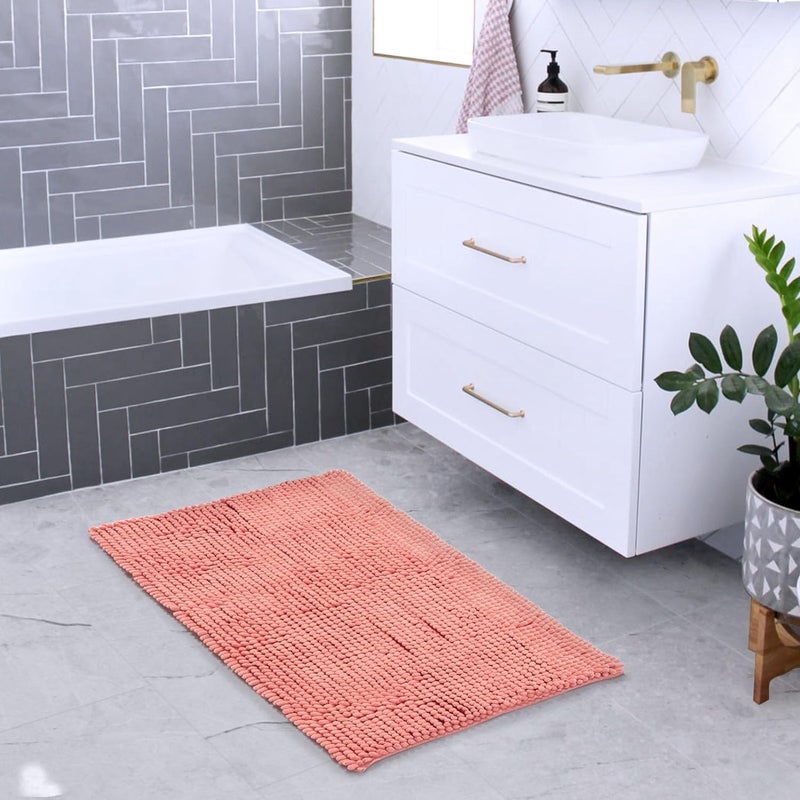VDHJA Original Luxury Chenille Bath Rug Mat 50 x 80 Shaggy Rugs Soft and Absorbent Machine Wash Dry NonSlip Carpet Mats for Bathroom Tub Shower - Image 2