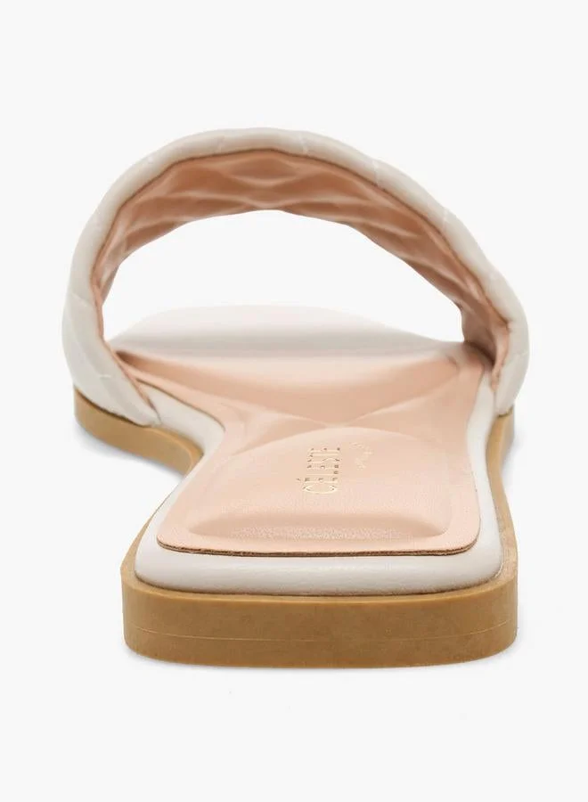 Celeste IVORY Women Slip-On Sandals for Women | Best Price UAE