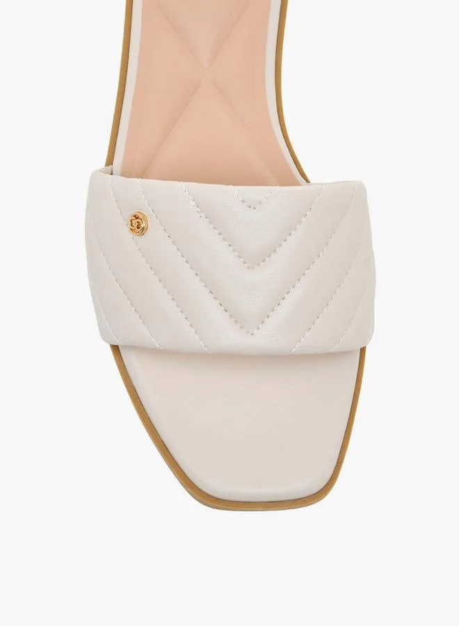 Celeste IVORY Women Slip-On Sandals for Women | Best Price UAE