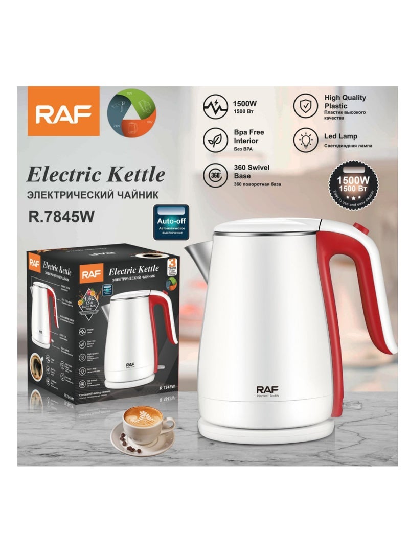 آر إيه أف غلاية منزلية من الفولاذ المقاوم للصدأ مع خاصية إيقاف التشغيل التلقائي سعة 1.8 لتر - Image 2