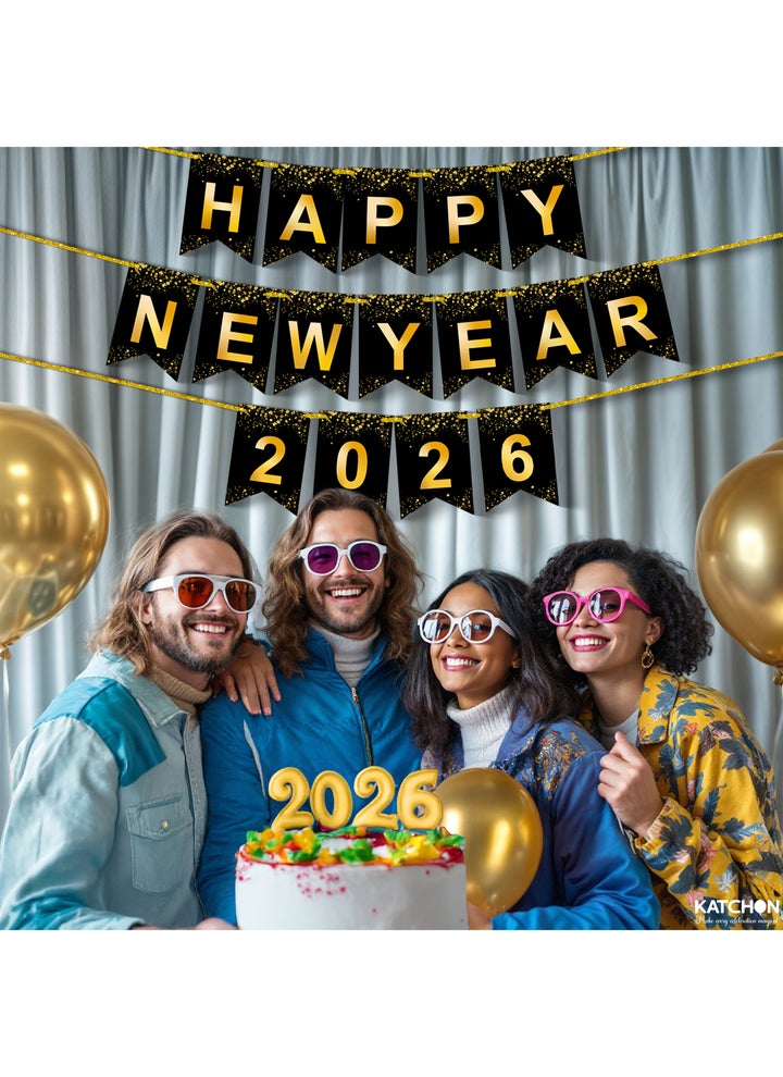 Buy KATCHON KatchOn Happy New Year Banner - Large 10 Feet Online | 15 ...