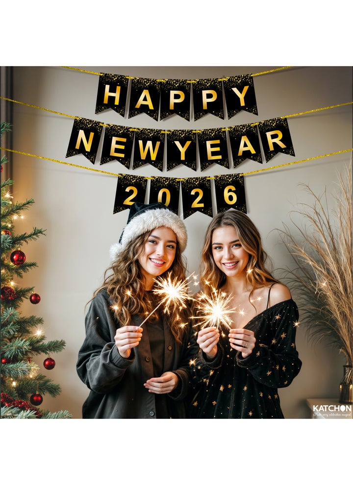 Buy KATCHON KatchOn Happy New Year Banner - Large 10 Feet Online | 15 ...