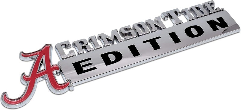 Elektroplate Alabama Crimson Tide Edition Chrome Auto Emblem - Image 2