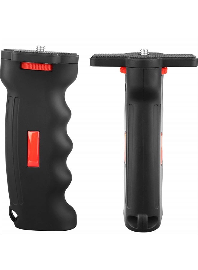 ChromLives Camera Handle Grip,1/4" Camera Handheld Stabilizer with Wrist Strap,Chromlives Handle Grip Support Mount for DSLR Camera Camcorder Smartphone Action Camera Led Video Light - Image 5