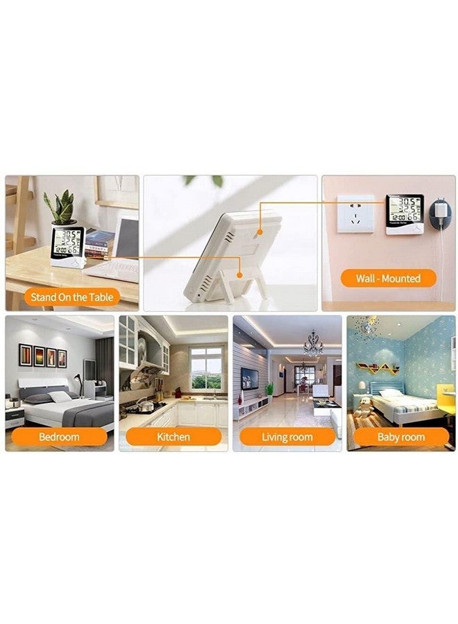 ASTOUND KGF-V Big LCD Temperature Humidity Time Display Meter - Image 5