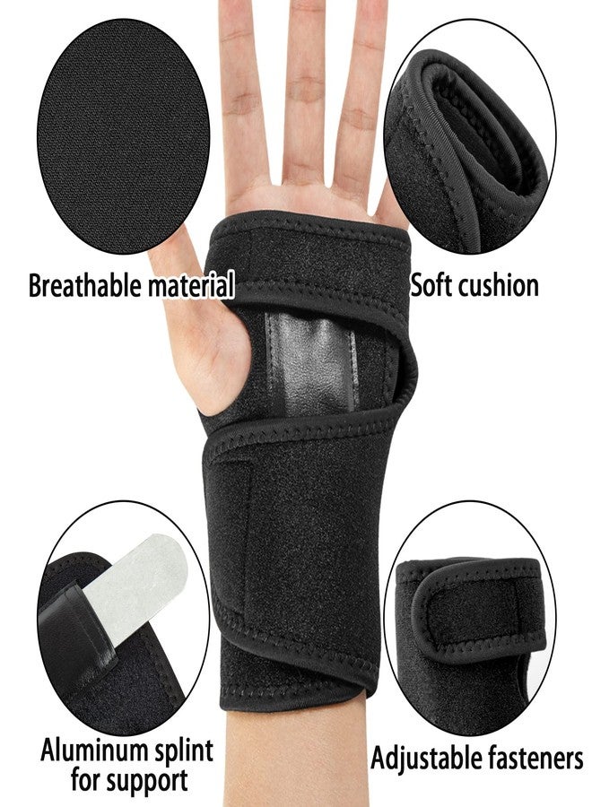 suoundey Wrist Brace for Carpal Tunnel, Adjustable Wrist Support Brace with Wrist Splint for Wrist Pain, Sprain, Sports Injuries, Joint Instability (Left Hand) - Image 4