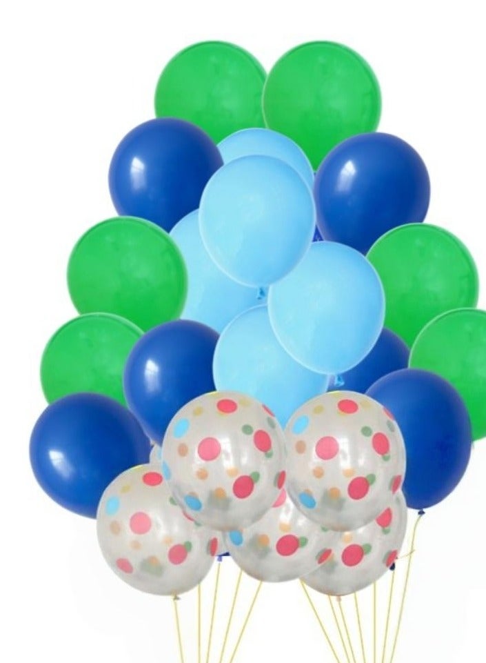 50 Pcs Multiple Color Latex Balloons(10inch&12inch) Party Set for Baby Shower, Wedding Anniversary, Graduation, Birthday Party Decoration - Image 1