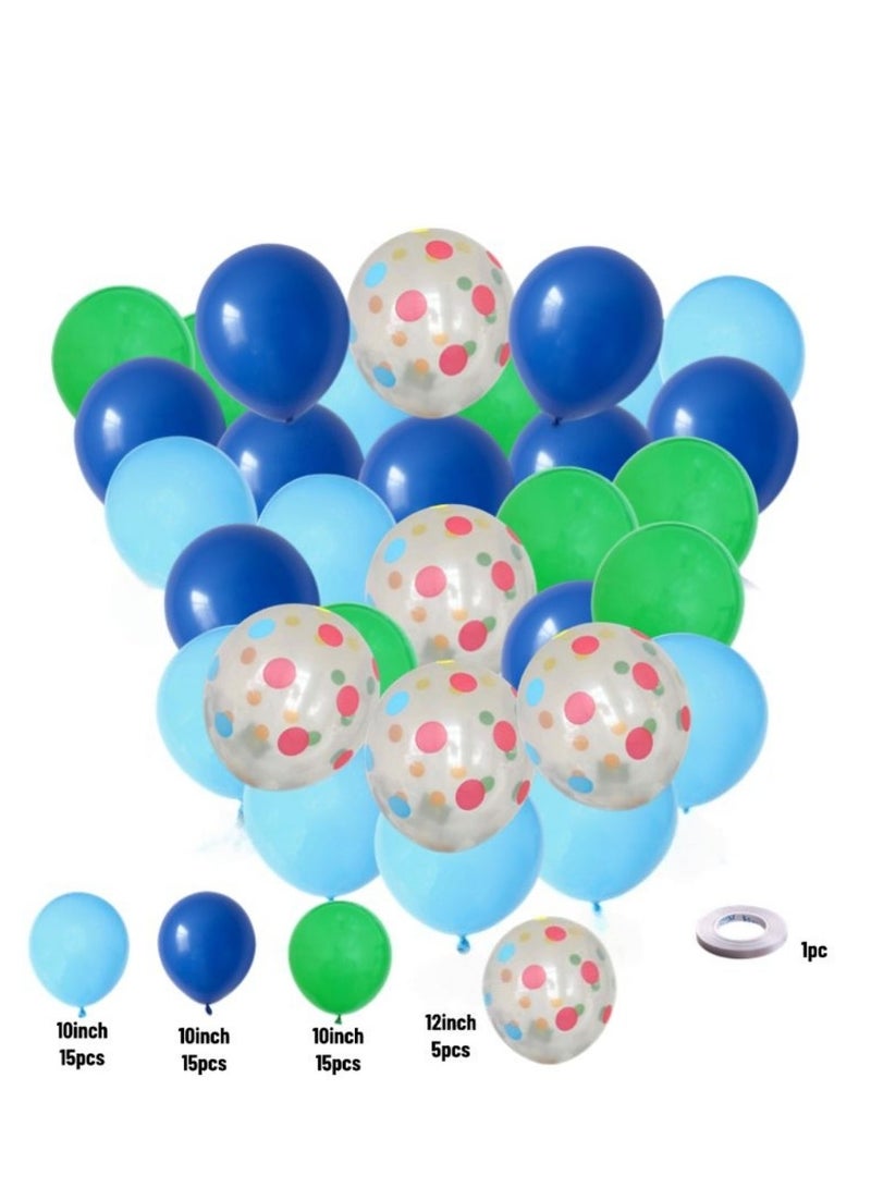 50 Pcs Multiple Color Latex Balloons(10inch&12inch) Party Set for Baby Shower, Wedding Anniversary, Graduation, Birthday Party Decoration - Image 2