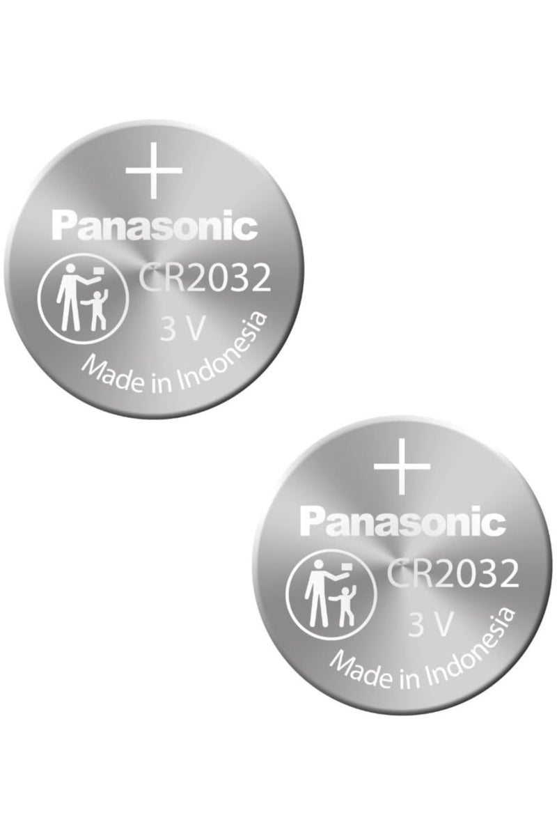 Panasonic 2-Pieces Panasonic CR2032 Lithium 3V Indonesia Batteries - Image 1
