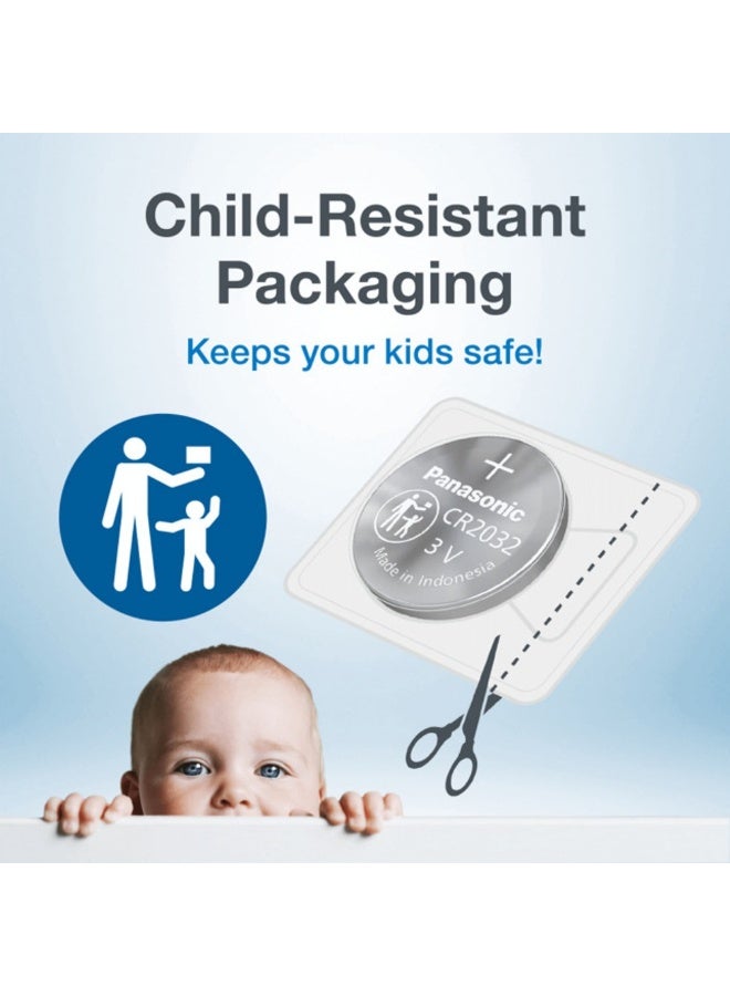 Panasonic 2-Pieces Panasonic CR2032 Lithium 3V Indonesia Batteries - Image 3