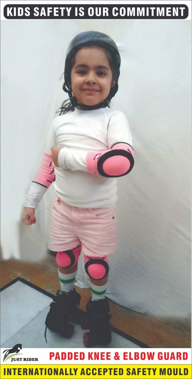 JUST RIDER Skating Kit for Kids (Red, Small- 5-10 Year) - Image 3