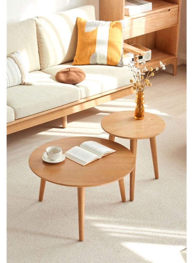 Houzit Coffee Table 70X40-45X50 Cm- Light Brown 
