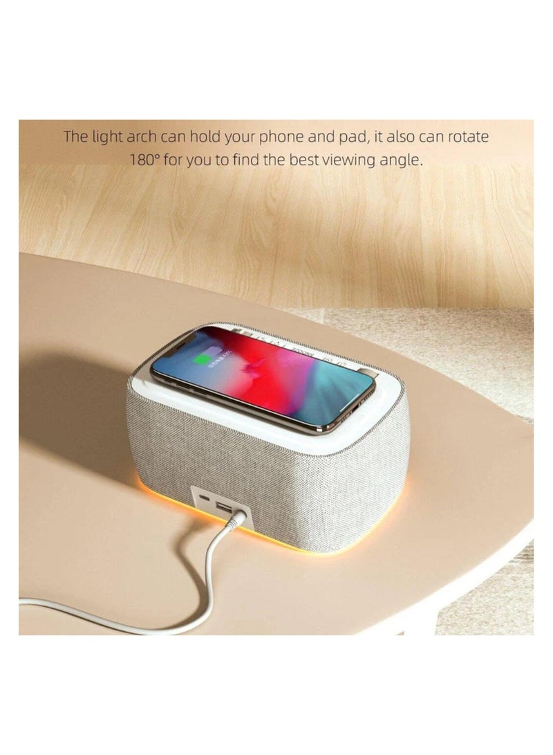EZVALO EzChrono Air 6-in-1 Alarm Clock with Wireless Charger & Night Light - Image 4