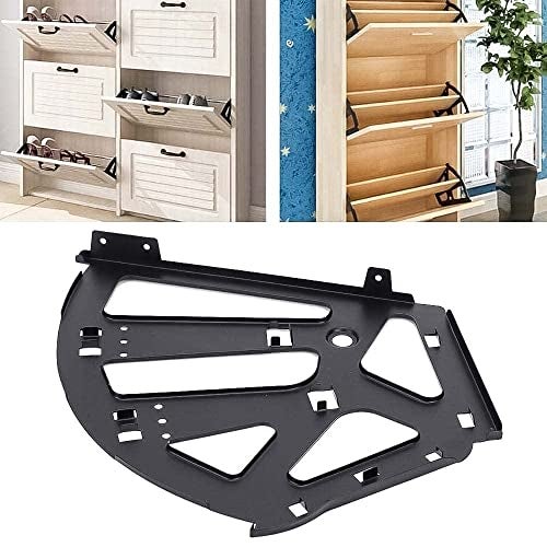 HYDERON Soft Close Wardrobe Accessories – 3-Layer Shoe Rack for Home Storage and Organization | Durable and Space-Saving Design | (Pack of 1 Piece) - Image 1