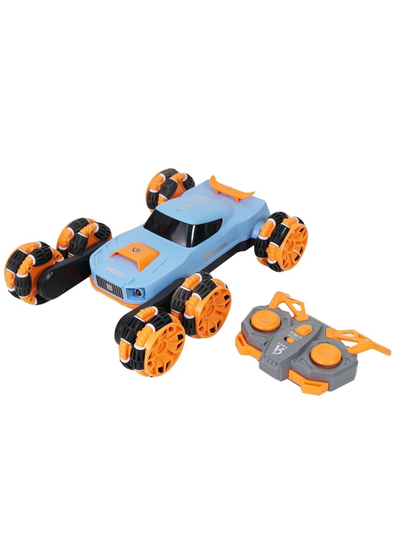 RC Stunt Rotary Climbing Big Twisted RC Car 2.4 GHz Remote Control Climbing Blue