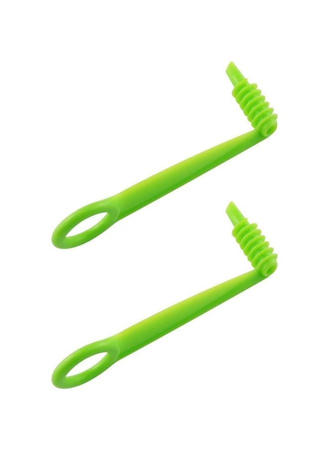 yongsheng 2pcs Spiral Vegetable and Fruit Knife Potato Carrot Cucumber Spiral Cutter Kitchen Knife Accessories, Green  - Image 1
