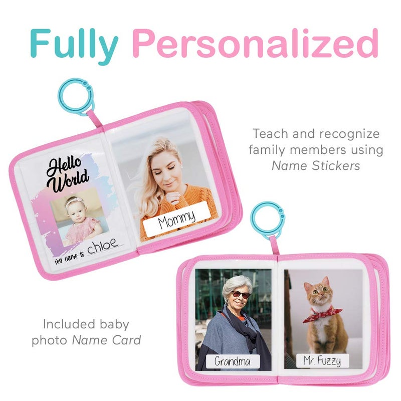 Urban Kiddyâ„¢ Baby's My First Family Album | Soft Photo Cloth Book Gift Set for Newborn Toddler & Kids (Unicorn) - Image 3