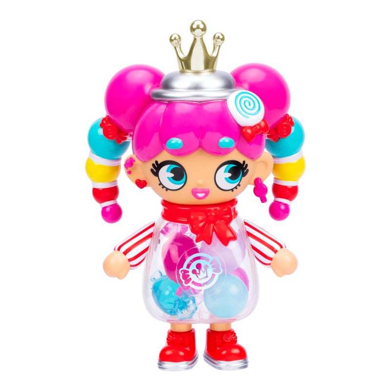 Moose Toys Deluxe Kween of Suga 11 Mega Size Figure 11 with Deluxe Finishes Cool Candy Shaker Fillings 250 Larger Than Regular Sized Kweenies Includes Display Case Collector Card - Image 2
