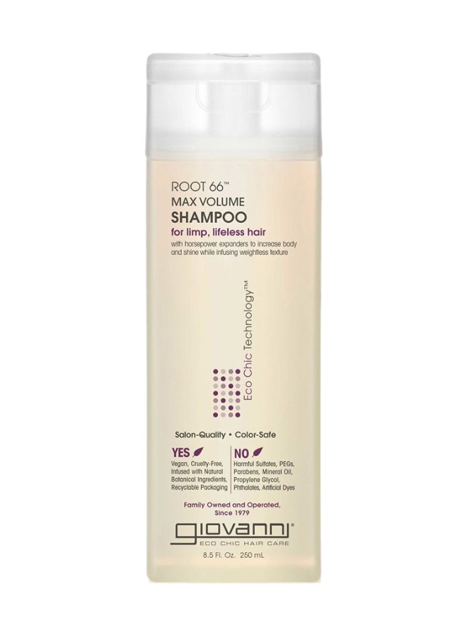Giovanni Root 66 Max Volume Shampoo, Eco Chic Technology 250ml - Image 1