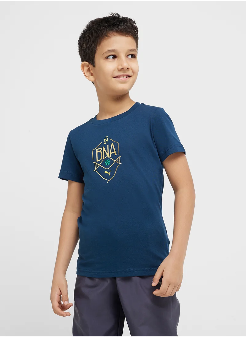 بوما Youth Neymar Bna Logo T-Shirt