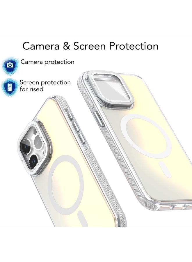 زبون جراب لهاتف iPhone 11 من MagSafe مع غشاء عدسة متدرج اللون مع حامل قابل للطي للعدسات - Image 5