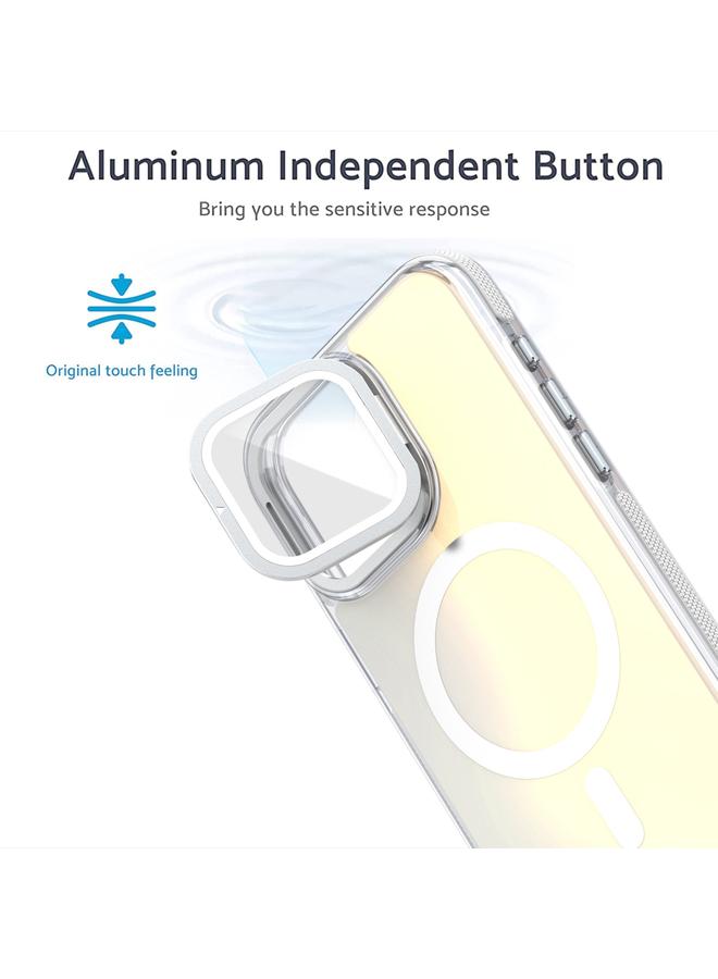 زبون جراب لهاتف iPhone 11 من MagSafe مع غشاء عدسة متدرج اللون مع حامل قابل للطي للعدسات - Image 2