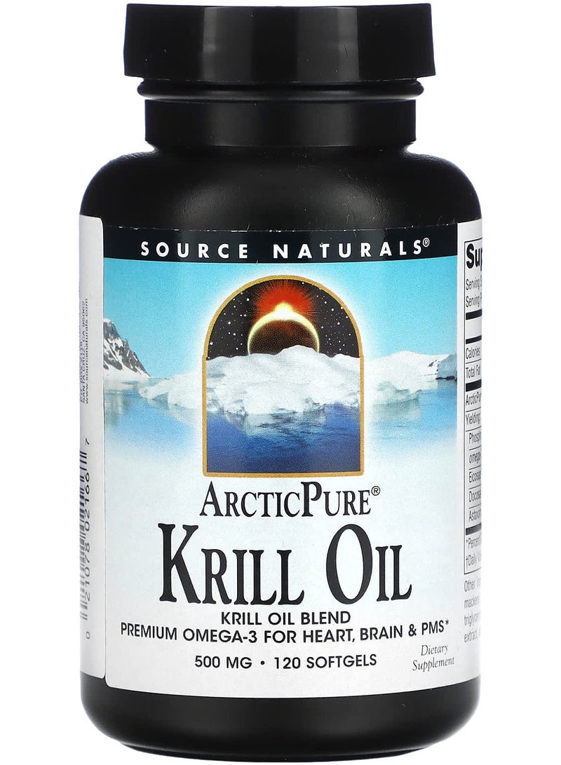 ArcticPure, Krill Oil, 500 mg, 120 Softgels