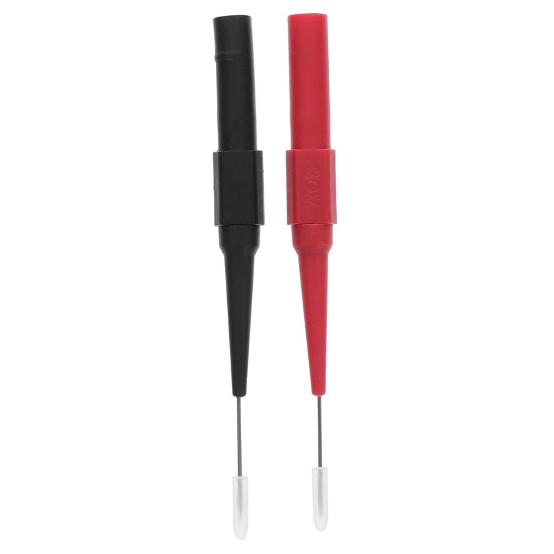 Mikikit 2pcs Fine Tip Multimeter Test Probes for Accurate Voltage Measurement Automotive Electrical Testing - Image 2