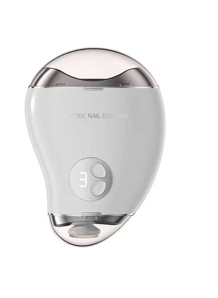 general Mango Electric Nail Clippers 2-in-1 Multifunctional Nail Clipper Sharpener for the Elderly and Children Rechargeable Nail Sharpener - Image 2