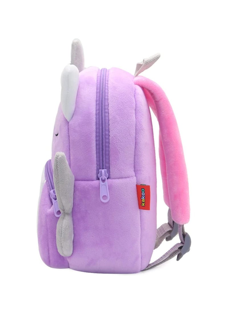 KAKOO Cute Toddler Backpack Toddler Bag Plush Animal Cartoon Mini Travel Bag for Baby Girl Boy 2-6 Years  - Image 2