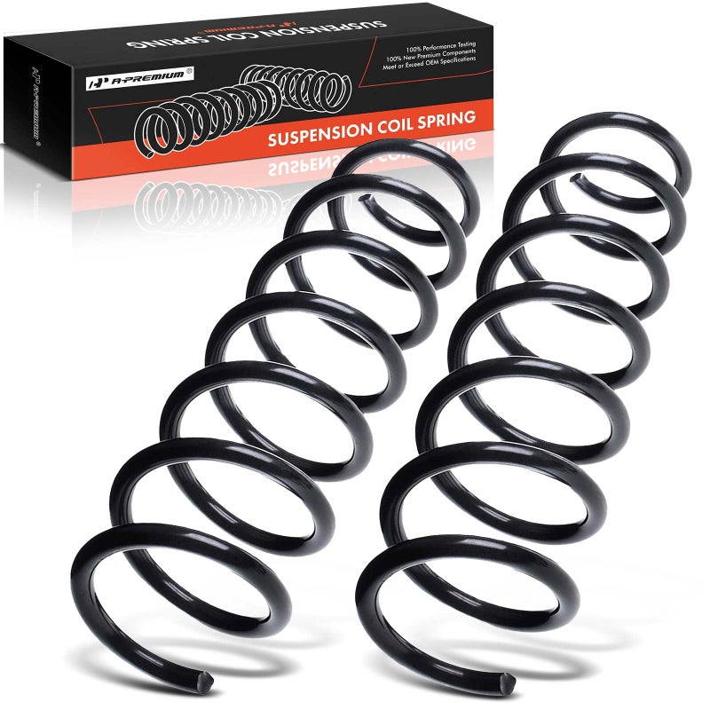 A-Premium Coil Springs Compatible with BMW F10 520i 2014-2016 528i 2009-2016 530i 2010 2012-2013 Front Left and Right 2-PC - Image 1